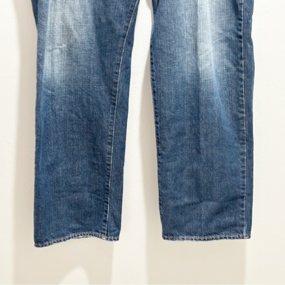🍀LUCKY BRAND Men’s Blue 361 Vintage Straight Jeans In Hipster Wash Size 40”X32” - Picture 4 of 10